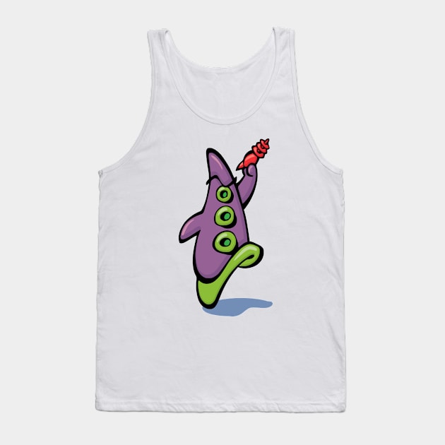 purple tentacle Tank Top by goatboyjr